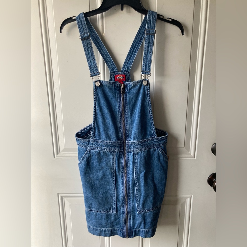 Dickies denim overall dress size M